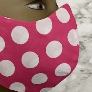 Pink Polka Dot  Face Masks Women